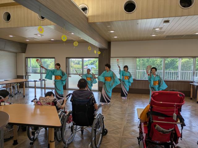 明知民謡の皆様が来られました