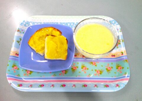 夢の家デイサービス　大学芋風トーストクッキング