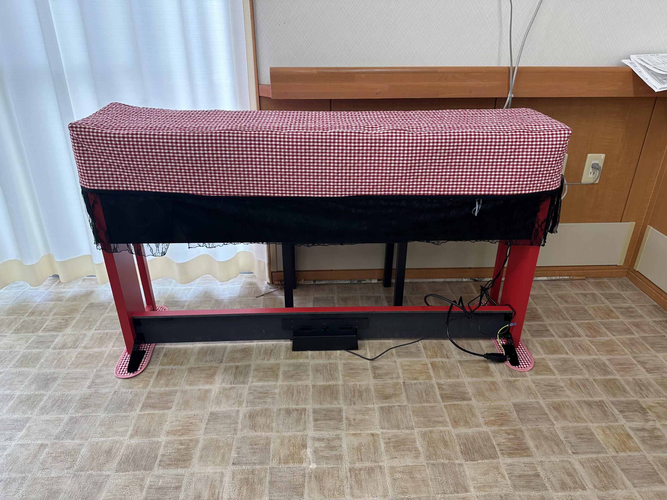 オーダーメイドのピアノカバー