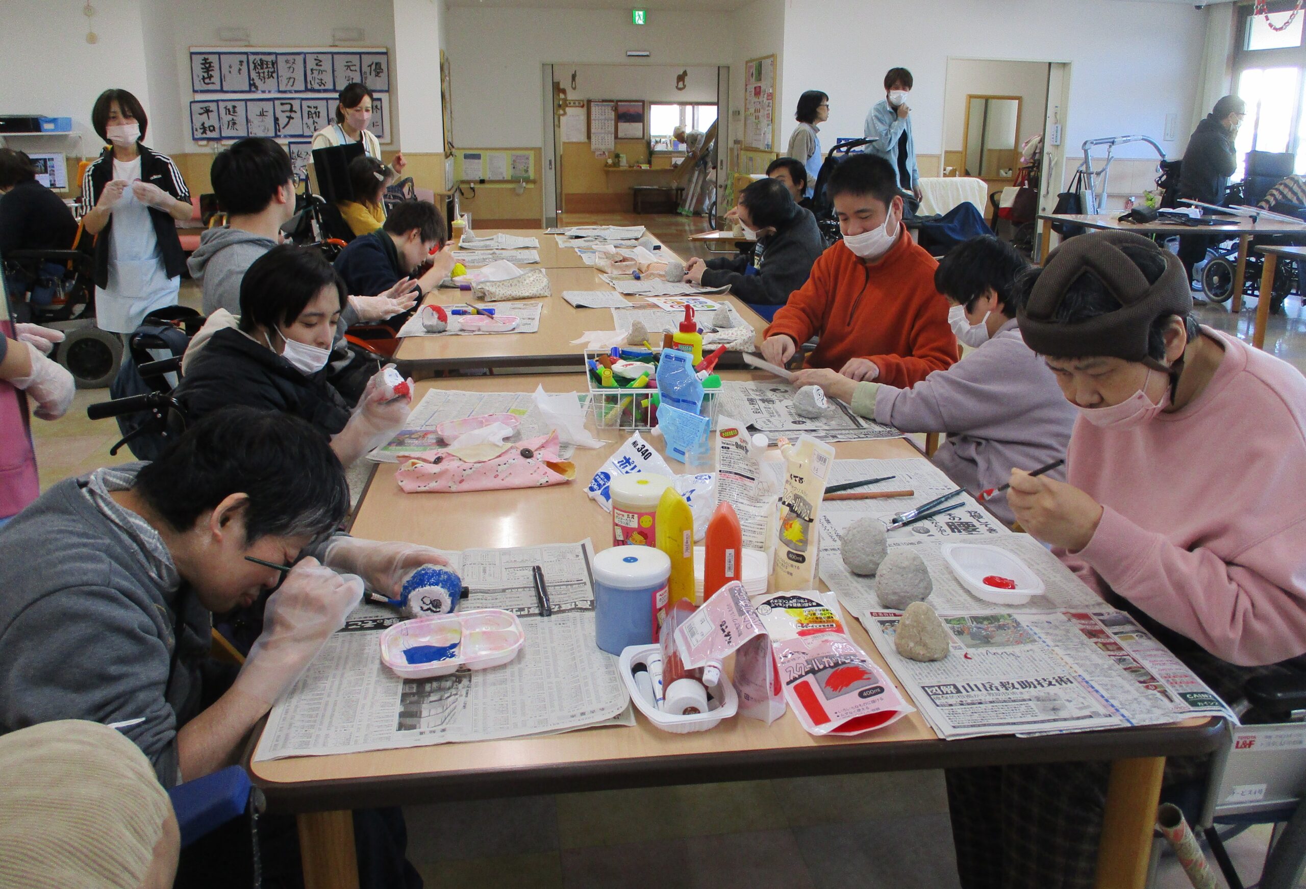 Masa夢　だるま作り