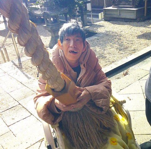 夢の家デイサービス　内々神社初詣②
