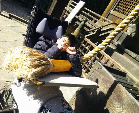 夢の家デイサービス　内々神社初詣③